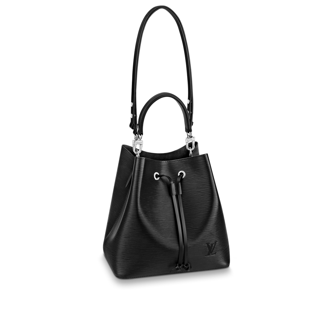 Louis Vuitton NEONOE MM Bucket Bag Epi Leather M54366 Black